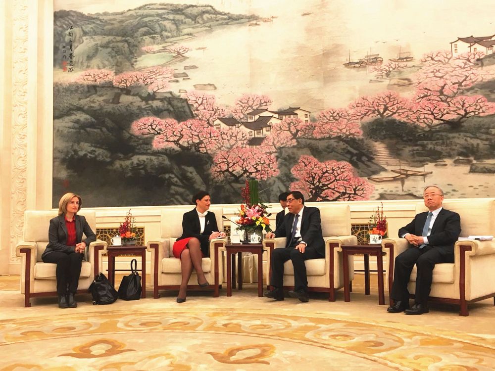 格魯吉亞議會外事委員會主席卡察拉瓦訪華